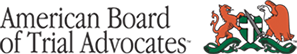 Logo for American Board of Trial Advocates.